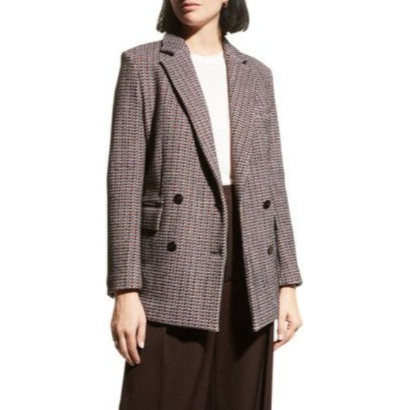 THEORY Piazza Walden Tweed Double-Breasted Jacket - NWT - Picture 7 of 12